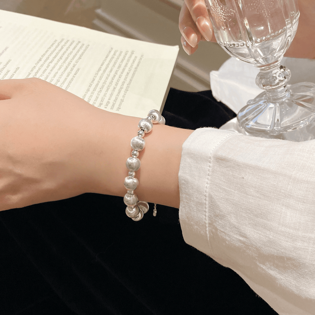 925 imitation pearl pendant necklace simple clavicle chain light luxury exquisite cold white moonlight