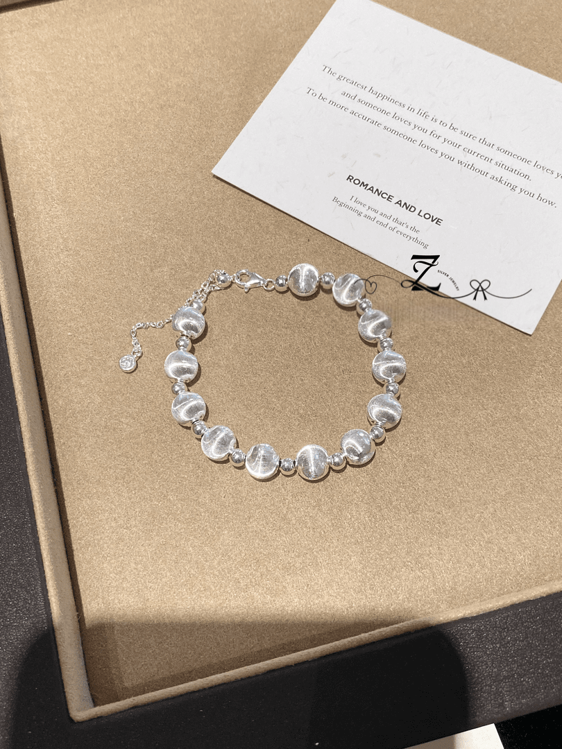 925 imitation pearl pendant necklace simple clavicle chain light luxury exquisite cold white moonlight