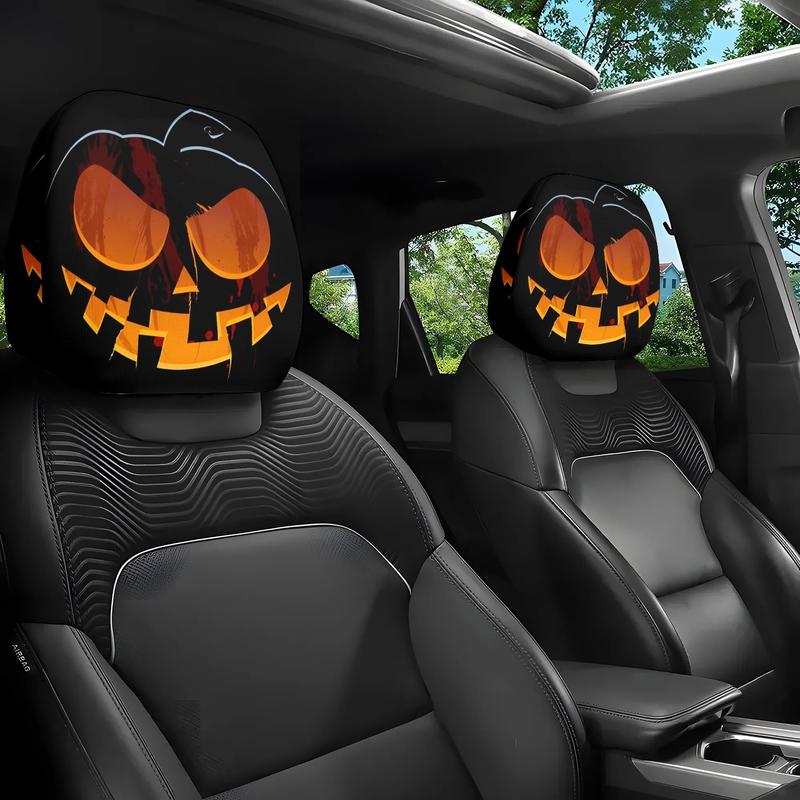 π Funny Cartoon Car Headrest Covers β 2PCS 2D Universal Fit π