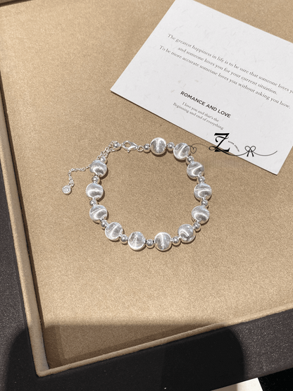 925 imitation pearl pendant necklace simple clavicle chain light luxury exquisite cold white moonlight